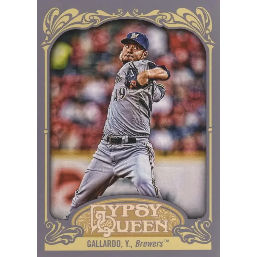 2012 Topps Gypsy Queen Yovani Gallardo # 155 Milwaukee Brewers